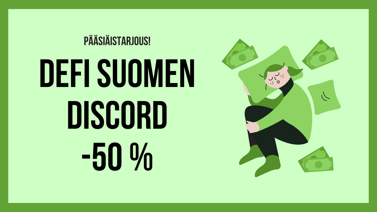 Pääsiäis-tarjous: Defi Suomen Discord -50 %