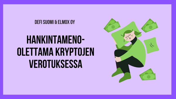 Hankintameno-olettama kryptojen verotuksessa